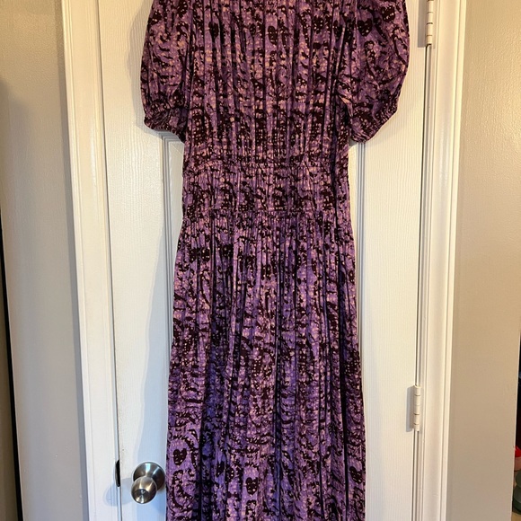 Ulla Johnson Kemala Boho Printed Wrap Midi Dress size 6 - Picture 9 of 11